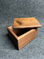 Salt Box Walnut Wood