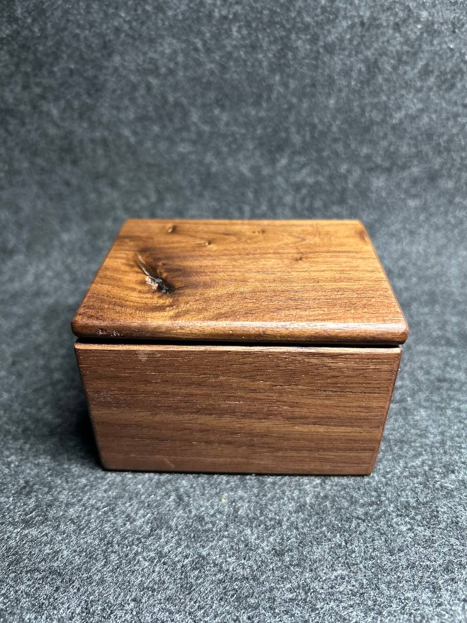 Salt Box Walnut Wood