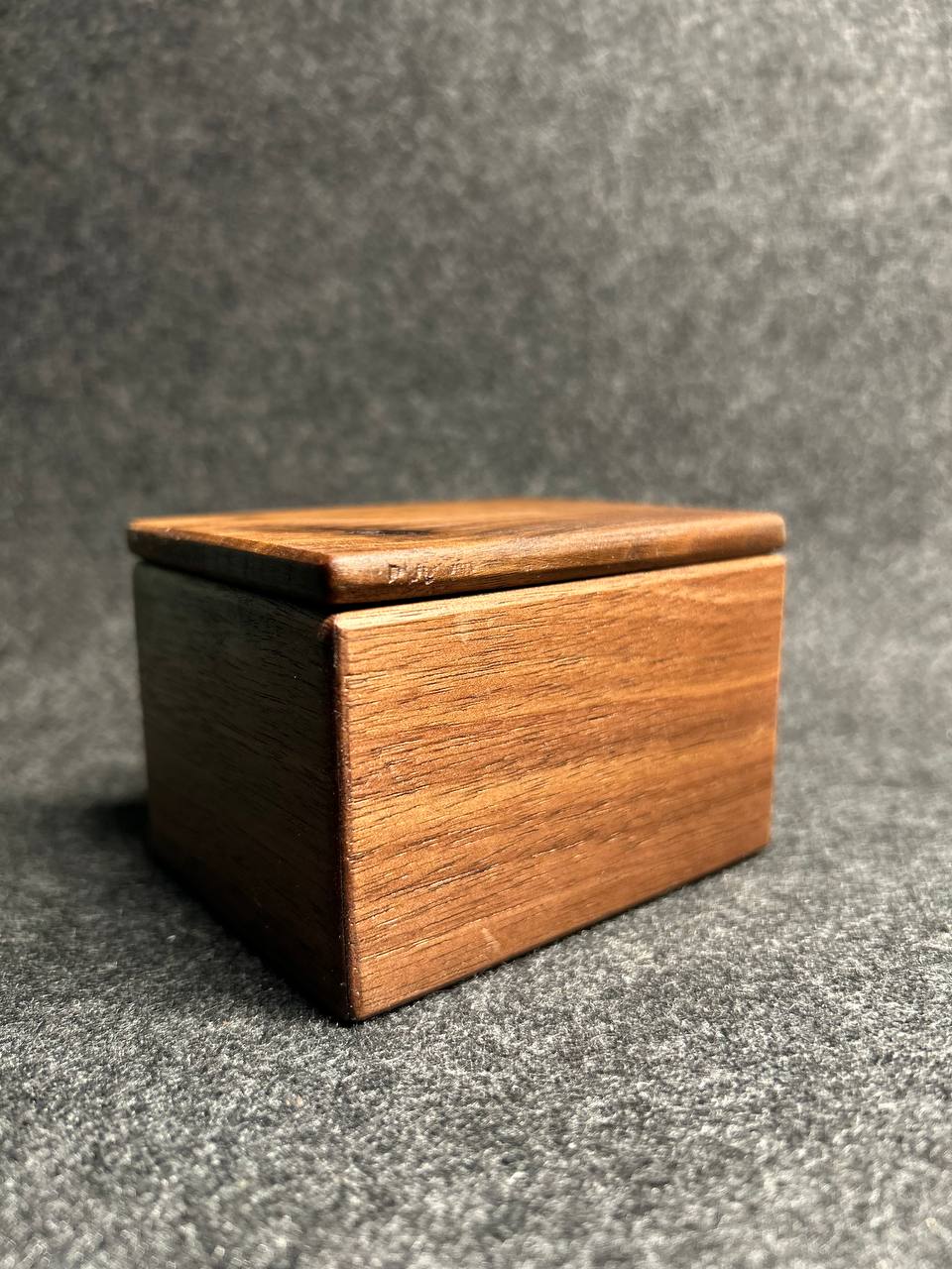 Salt Box Walnut Wood