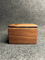 Salt Box Walnut Wood